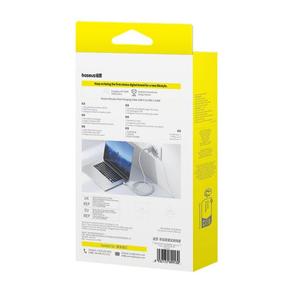 Kabel za podatke in polnjenje USB-C - USB-C Baseus Discolor, 100W, 1m, Modro Zelen E0420702