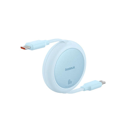 USB-C Data and Charging Cable - USB-C Baseus Free2Pull Mini Retractable, 60W, 1m, Blue P10364500311-01
