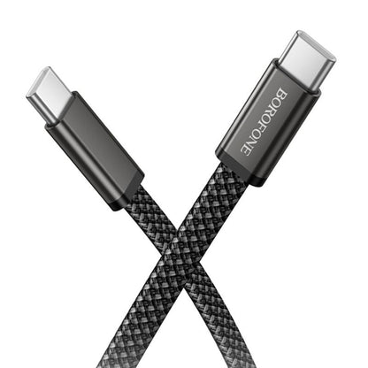 USB-C podatkovni in polnilni kabel - USB-C Borofone BX124 Peace, 60W, 1m, črn