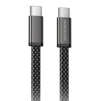 USB-C podatkovni in polnilni kabel - USB-C Borofone BX124 Peace, 60W, 1m, črn