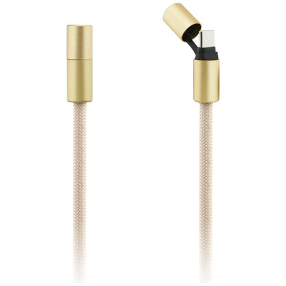 Kabel za prenos podatkov in polnjenje USB-C - USB-C Guess CBDY 4G Charm, 100W, 1,5m, Bež