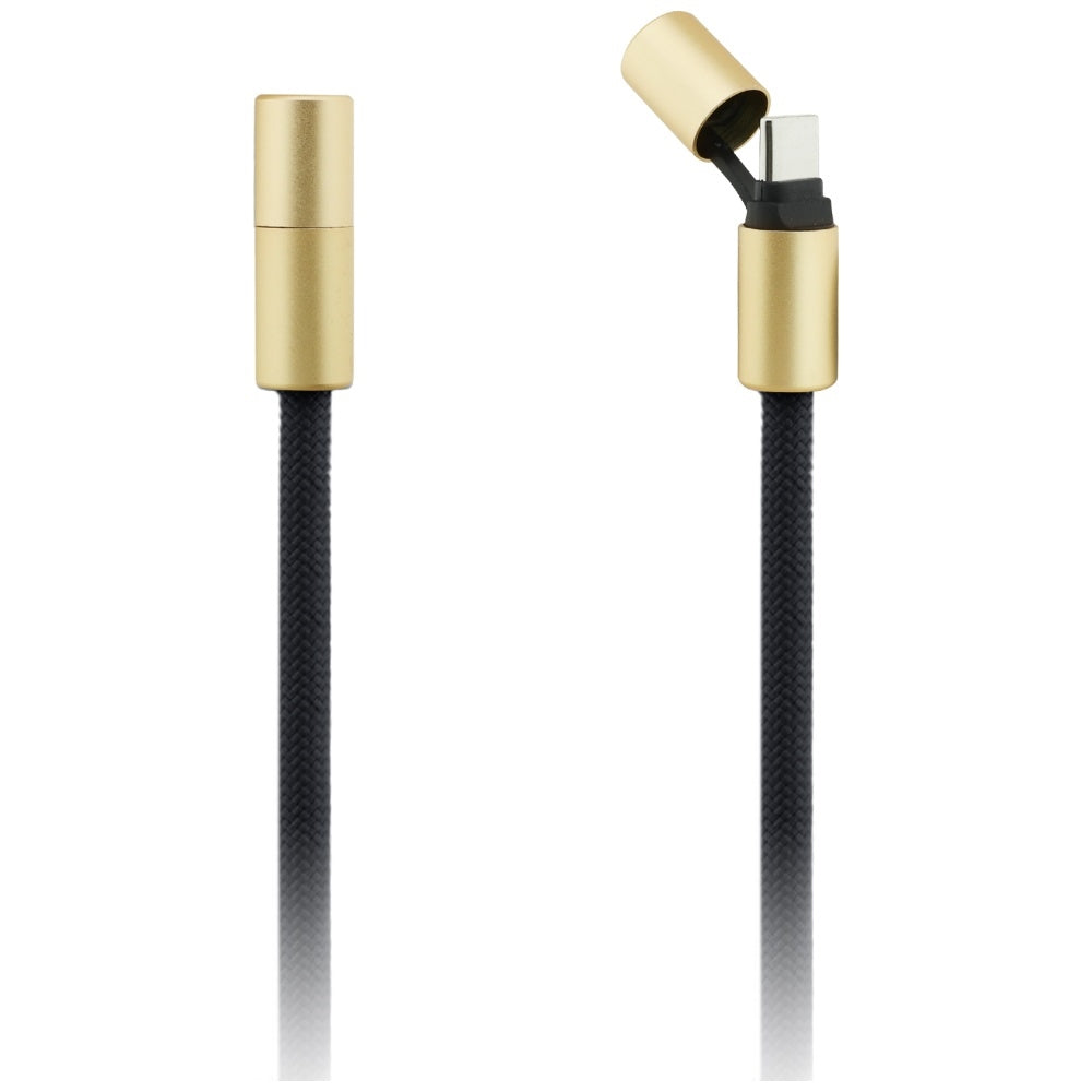 Kabel za prenos podatkov in polnjenje USB-C - USB-C Guess CBDY 4G Charm, 100W, 1,5m, črn