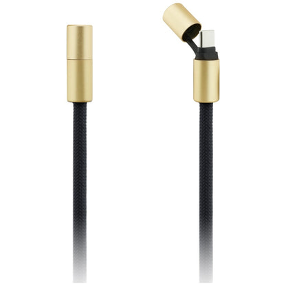 Kabel za prenos podatkov in polnjenje USB-C - USB-C Guess CBDY 4G Charm, 100W, 1,5m, črn