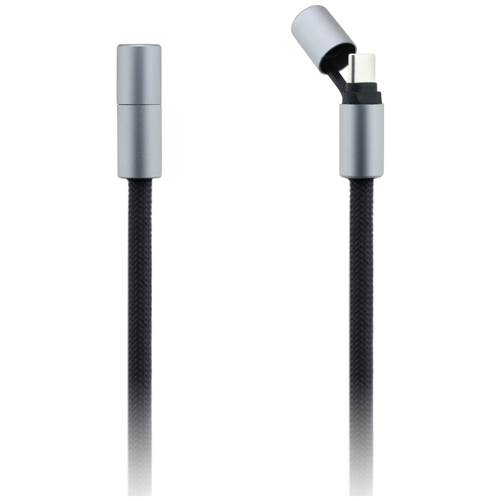 Kabel za prenos podatkov in polnjenje USB-C - USB-C Karl Lagerfeld Ikonik Charm, 100W, 1,5m, črn