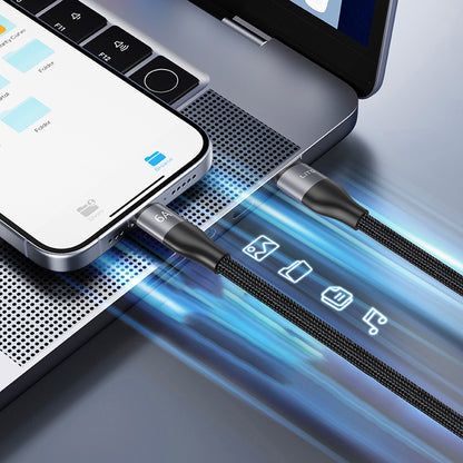 Kabel za podatke in polnjenje USB-C - USB-C Lito LD25CC, 100W, 2m, Siv