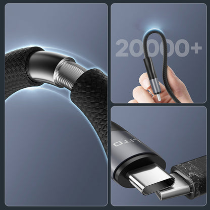 Kabel za podatke in polnjenje USB-C - USB-C Lito LD25CC, 100W, 2m, Siv