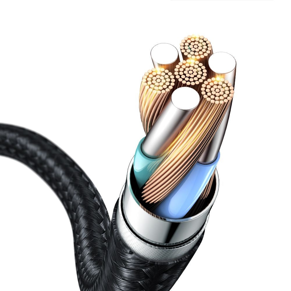 Podatkovni in polnilni kabel USB-C - USB-C McDodo CA-0100, 100W, 1.2m, črn