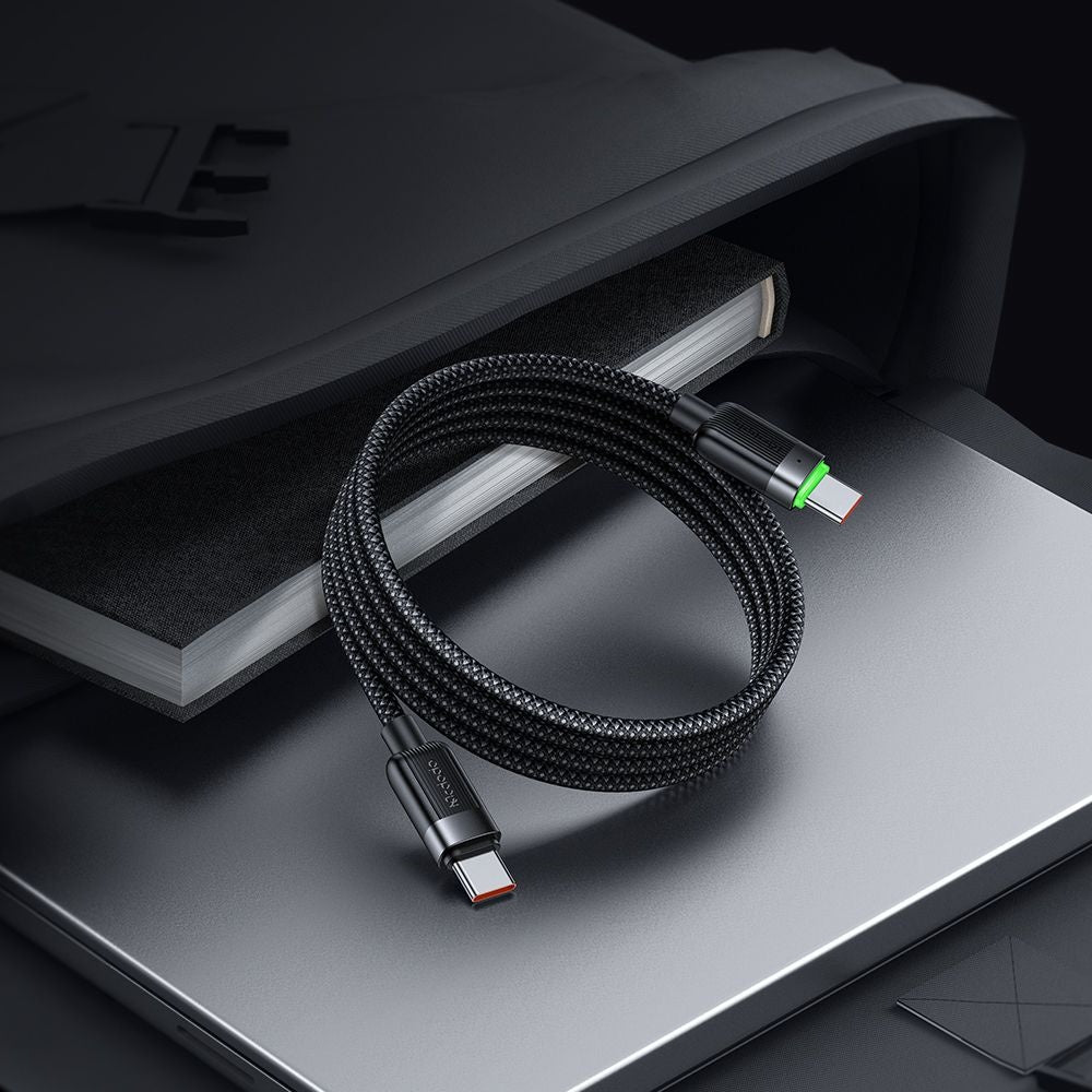 USB-C Data and Charging Cable - USB-C McDodo CA-2000 Self Winding, 60W, 1.2m, Black