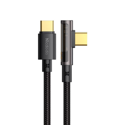 Kabel za podatke in polnjenje USB-C - USB-C McDodo CA-3400 Angled, 100W, 1.2m, Črn