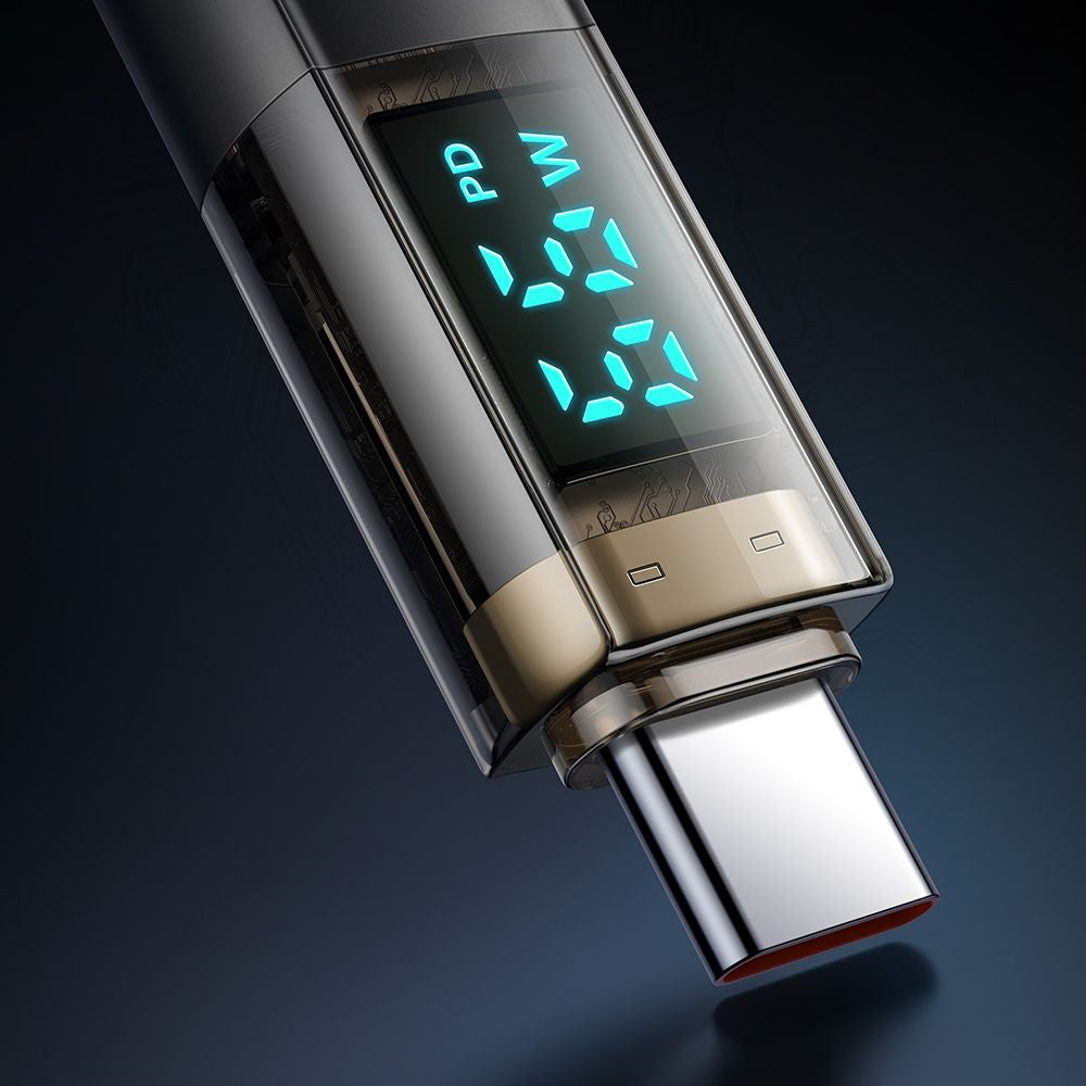 USB-C Data and Charging Cable - USB-C McDodo CA-3610 Auto Power Off Display, 100W, 1.2m, Black