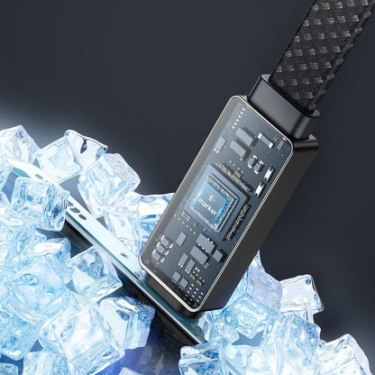 Kabel za podatke in polnjenje USB-C - USB-C McDodo CA-4470 Rythm Display, 100W, 1.2m, črn