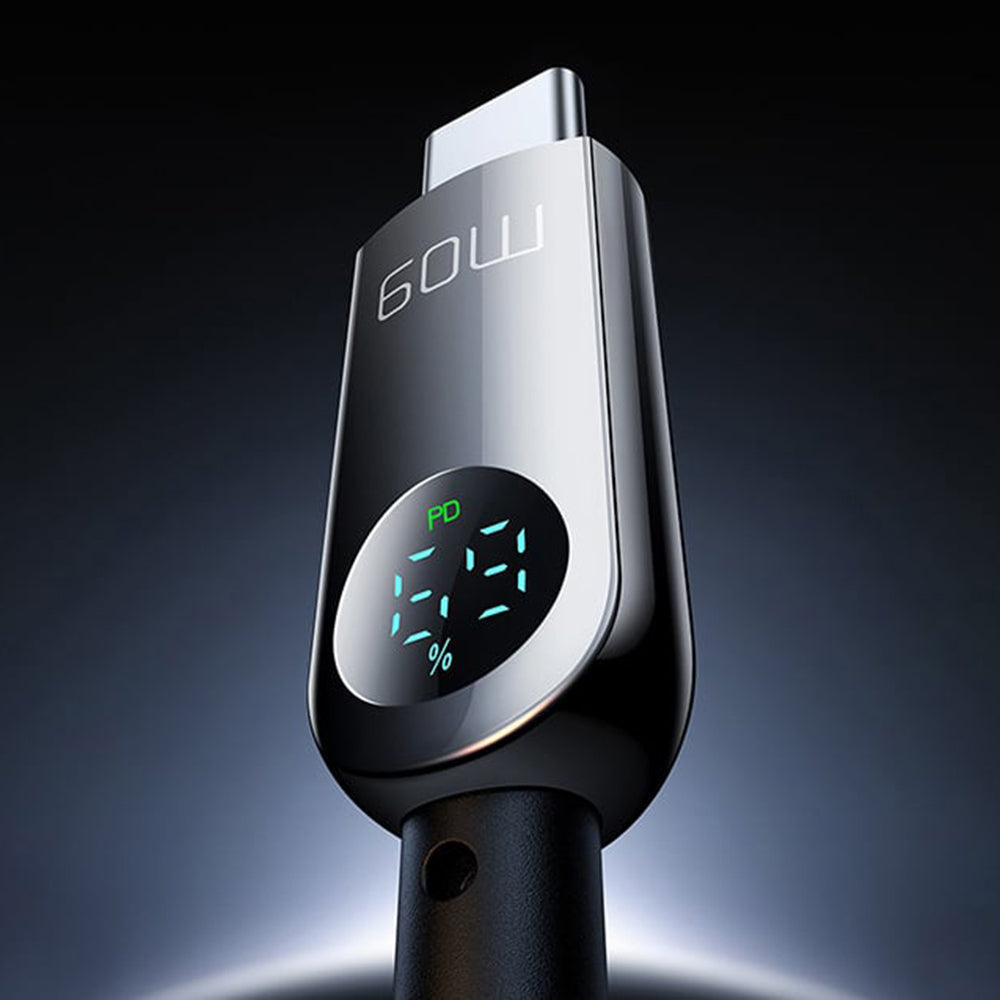 Kabel za podatke in polnjenje USB-C - USB-C McDodo CA-4780 Display, 60W, 1.2m, črn