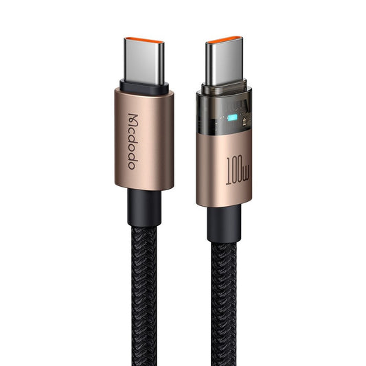 USB-C Data and Charging Cable - USB-C McDodo CA-5581, 100W, 1.2m, Gold