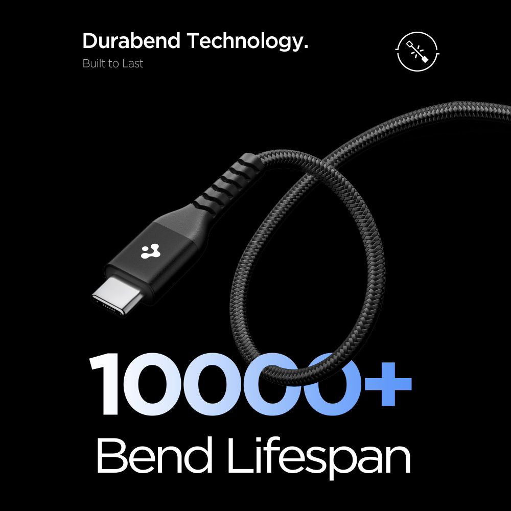 Kabel za podatke in polnjenje USB-C - USB-C Spigen EB10010CCA, 100W, 1m, črn ACA11103
