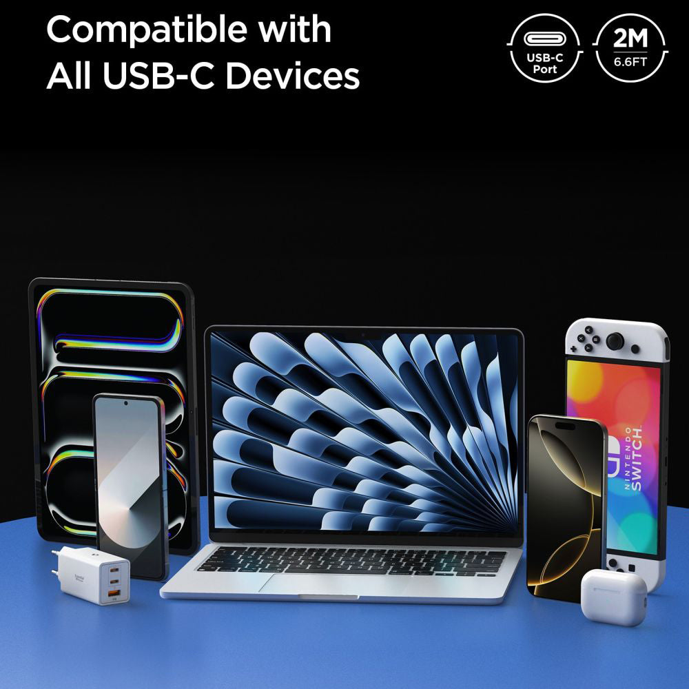 USB-C Data and Charging Cable - USB-C Spigen EB10020CC, 100W, 2m, Black