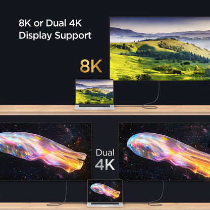 Podatkovni in polnilni kabel USB-C - USB-C Spigen EB24012CC, 240W, 1.2m, črn