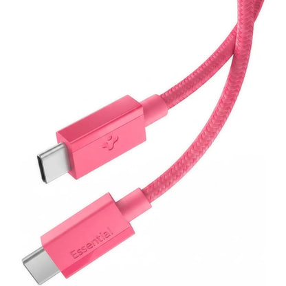 USB-C podatkovni in polnilni kabel - USB-C Spigen EB6010CC, 60W, 1m, roza ACA10414