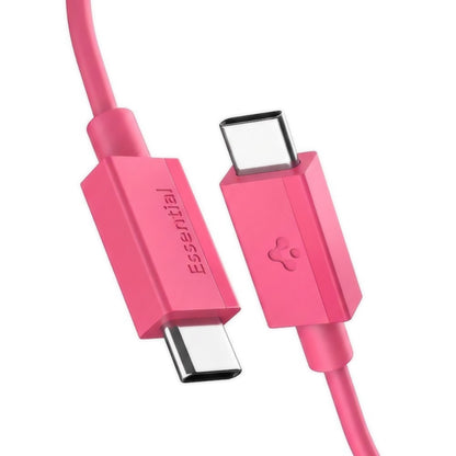 USB-C podatkovni in polnilni kabel - USB-C Spigen EB6010CC, 60W, 1m, roza ACA10414