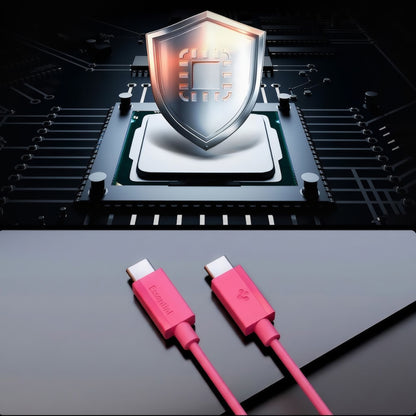 USB-C podatkovni in polnilni kabel - USB-C Spigen EB6010CC, 60W, 1m, roza ACA10414