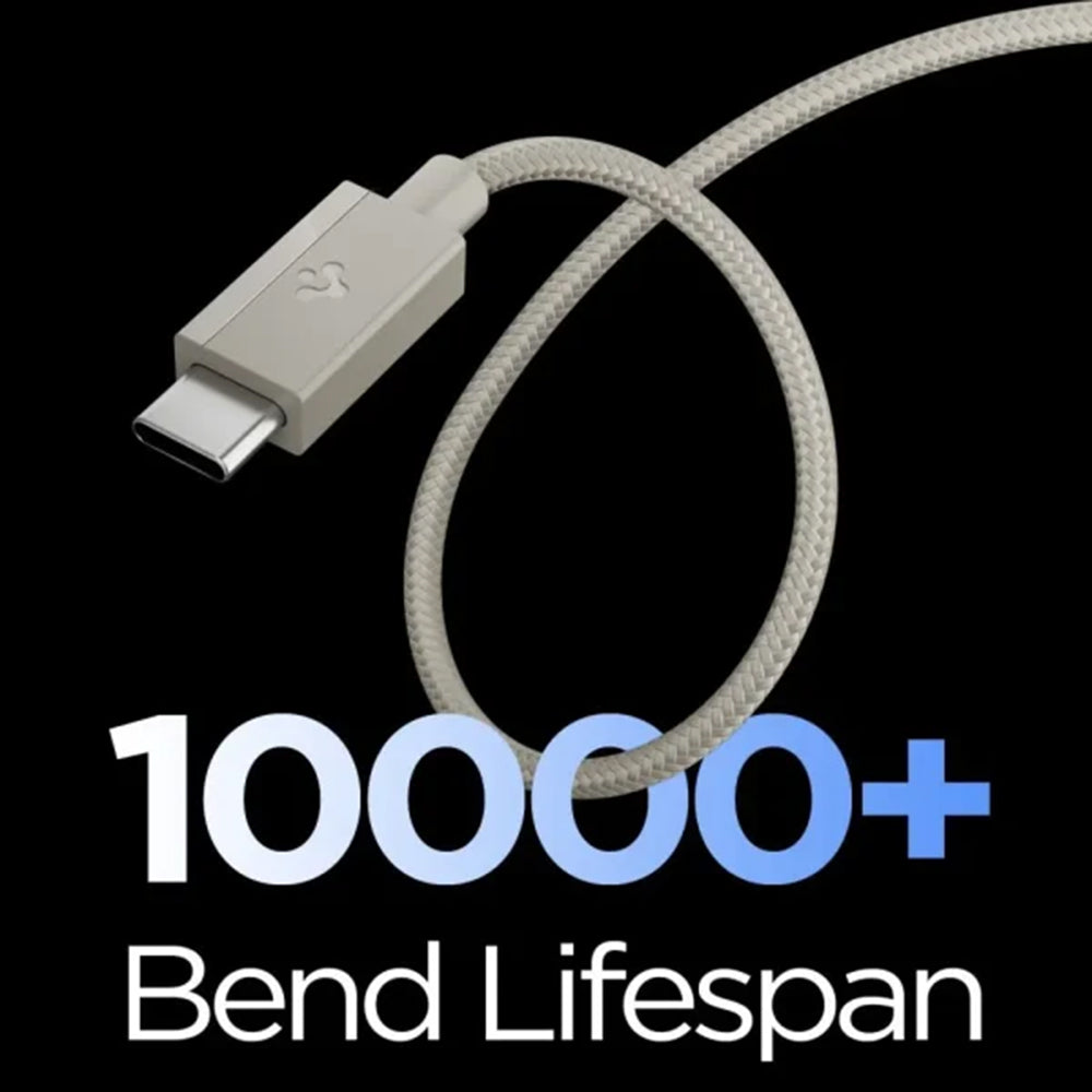 USB-C podatkovni in polnilni kabel - USB-C Spigen EB6015CC, 60W, 1,5 m, titan siva ACA10419
