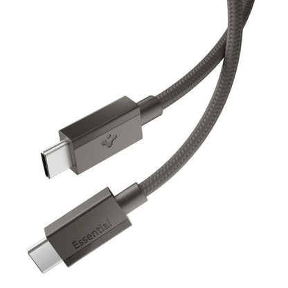 USB-C podatkovni in polnilni kabel - USB-C Spigen EB6015CC, 60W, 1,5 m, siva ACA10418