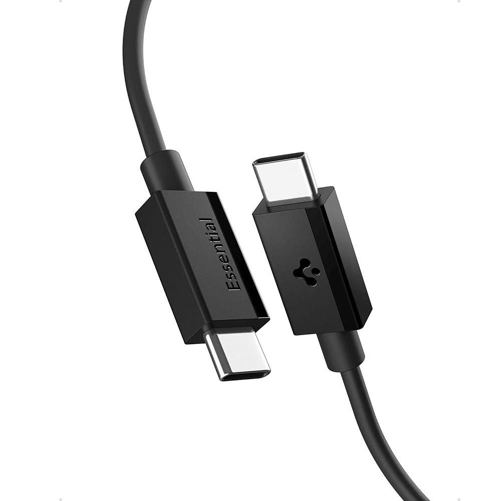 USB-C podatkovni in polnilni kabel - USB-C Spigen EB6015CC, 60W, 1,5 m, črn ACA10417