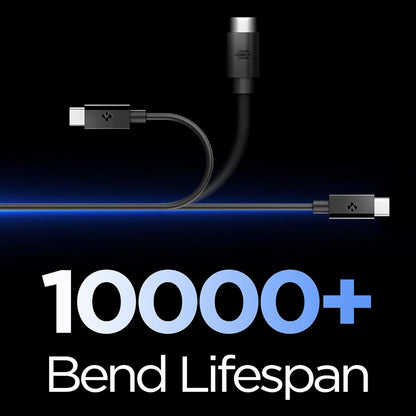 USB-C podatkovni in polnilni kabel - USB-C Spigen EB6015CC, 60W, 1,5 m, črn ACA10417