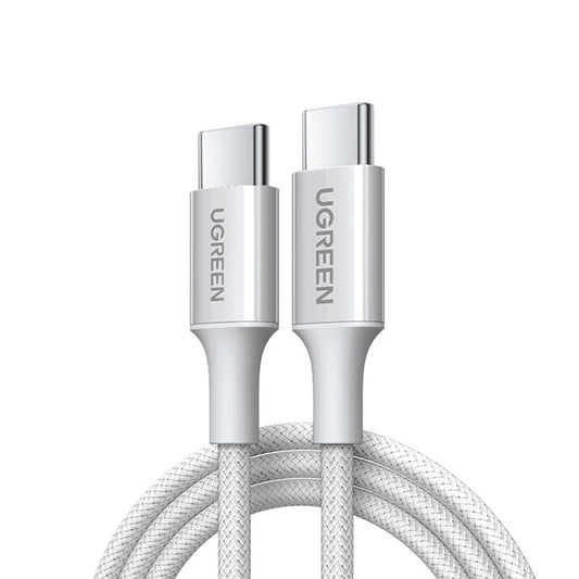 Kabel za podatke in polnjenje USB-C - USB-C UGREEN L501, 60W, 2m, siv
