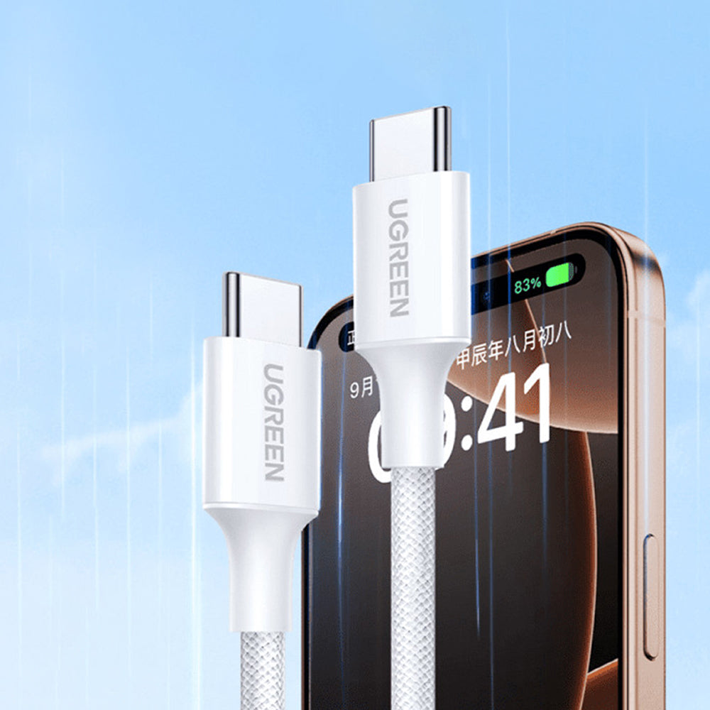 USB-C Data and Charging Cable - USB-C UGREEN L501, 60W, 2m, Gray