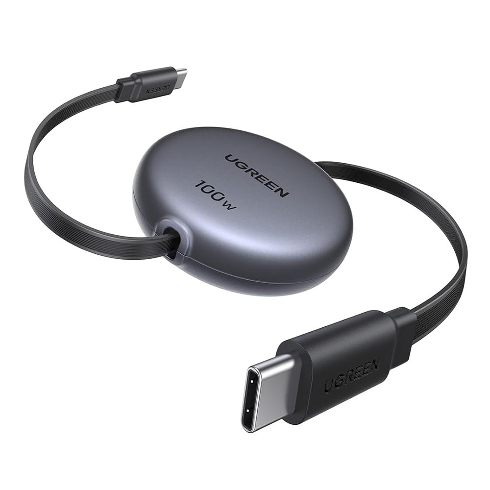 Podatkovni in polnilni kabel USB-C - USB-C UGREEN L531, 100W, 1m, črn