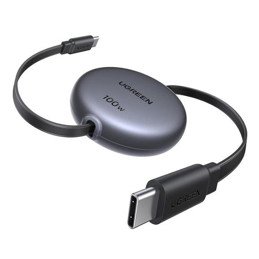 Podatkovni in polnilni kabel USB-C - USB-C UGREEN L531, 100W, 1m, črn