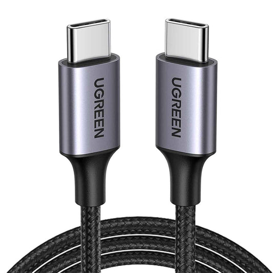 USB-C–USB-C kabel za prenos podatkov in polnjenje UGREEN US261 (50152), 60 W, 2 m, siv
