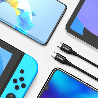 Podatkovni in polnilni kabel USB-C - USB-C UGREEN US300 (80371), 100W, 1m, črn
