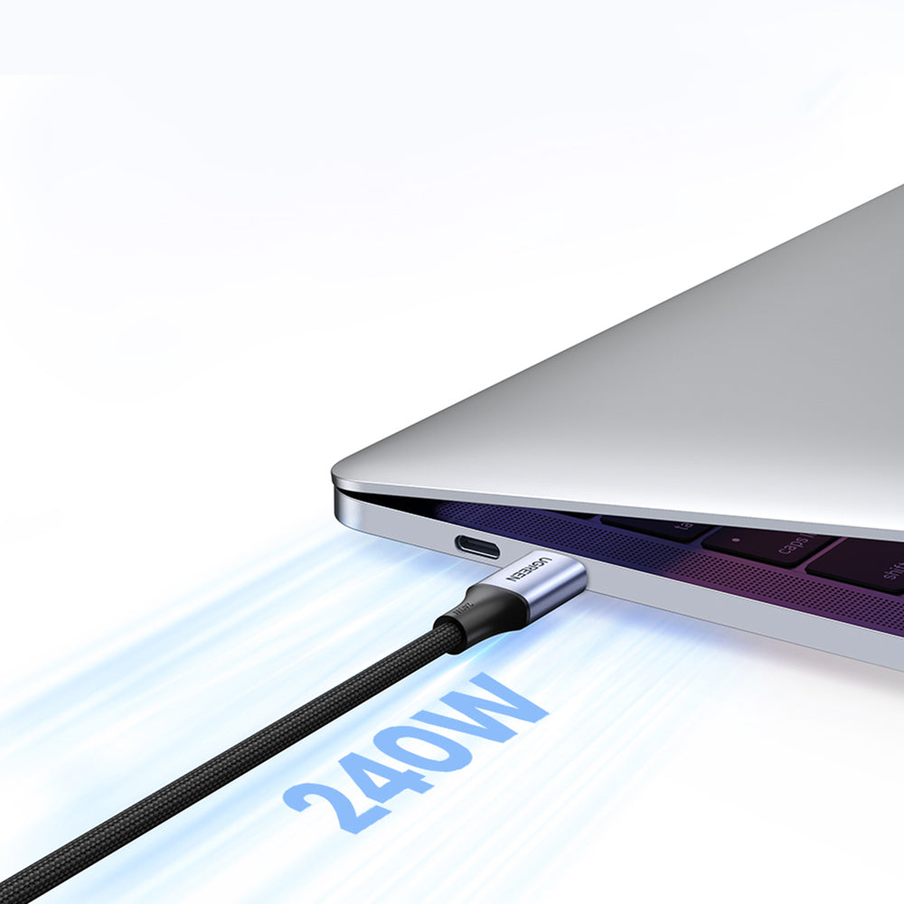 Kabel za podatke in polnjenje USB-C - USB-C UGREEN US535, 240W, 1m, Siv