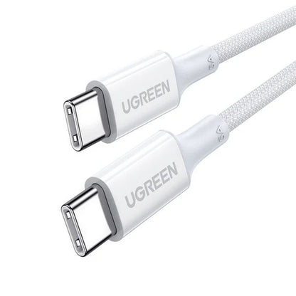 Kabel za podatke in polnjenje USB-C - USB-C UGREEN US557 (15267), 100W, 1m, Bel