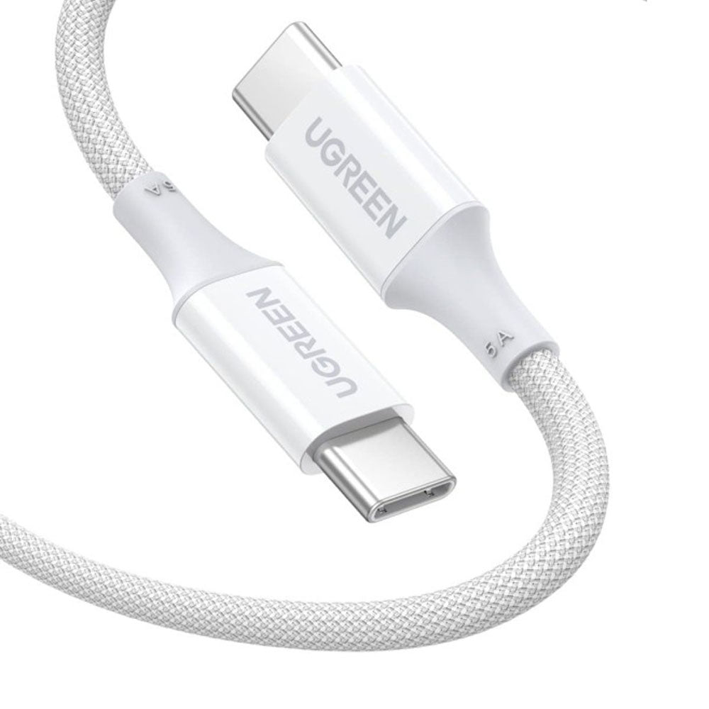 Kabel za podatke in polnjenje USB-C - USB-C UGREEN US557 (15267), 100W, 1m, Bel