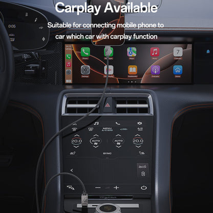 Kabel za podatke in polnjenje USB-C - USB-C Yesido CA196, 60W, 1.2m, črn