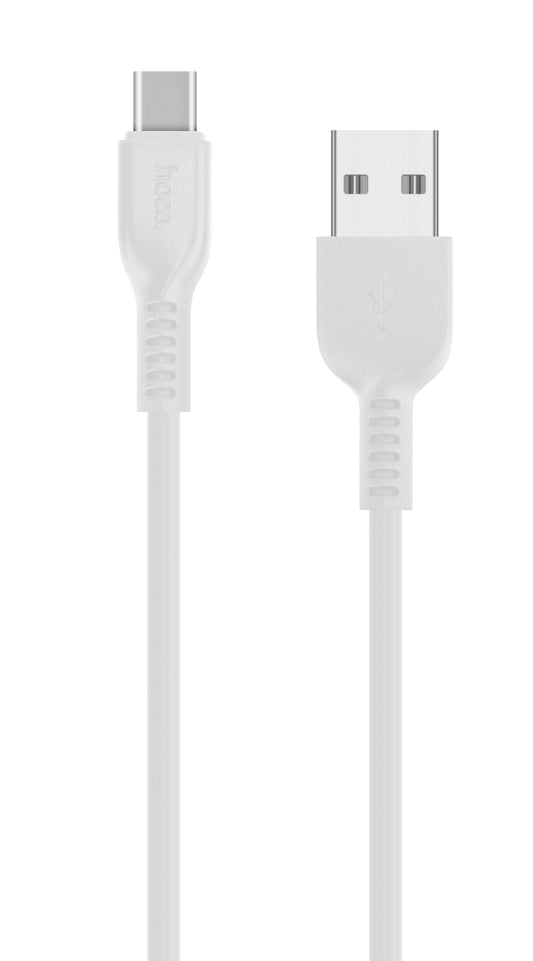 Kabel za podatke in polnjenje USB-A - USB-C HOCO Flash X20, 18W, 2m, Bel