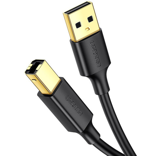 Kabel za tiskalnik UGREEN US135, USB-A - USB-B, 3m, črn