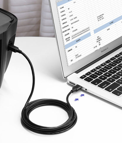 Kabel za tiskalnik UGREEN US135, USB-A - USB-B, 1.5m, črn