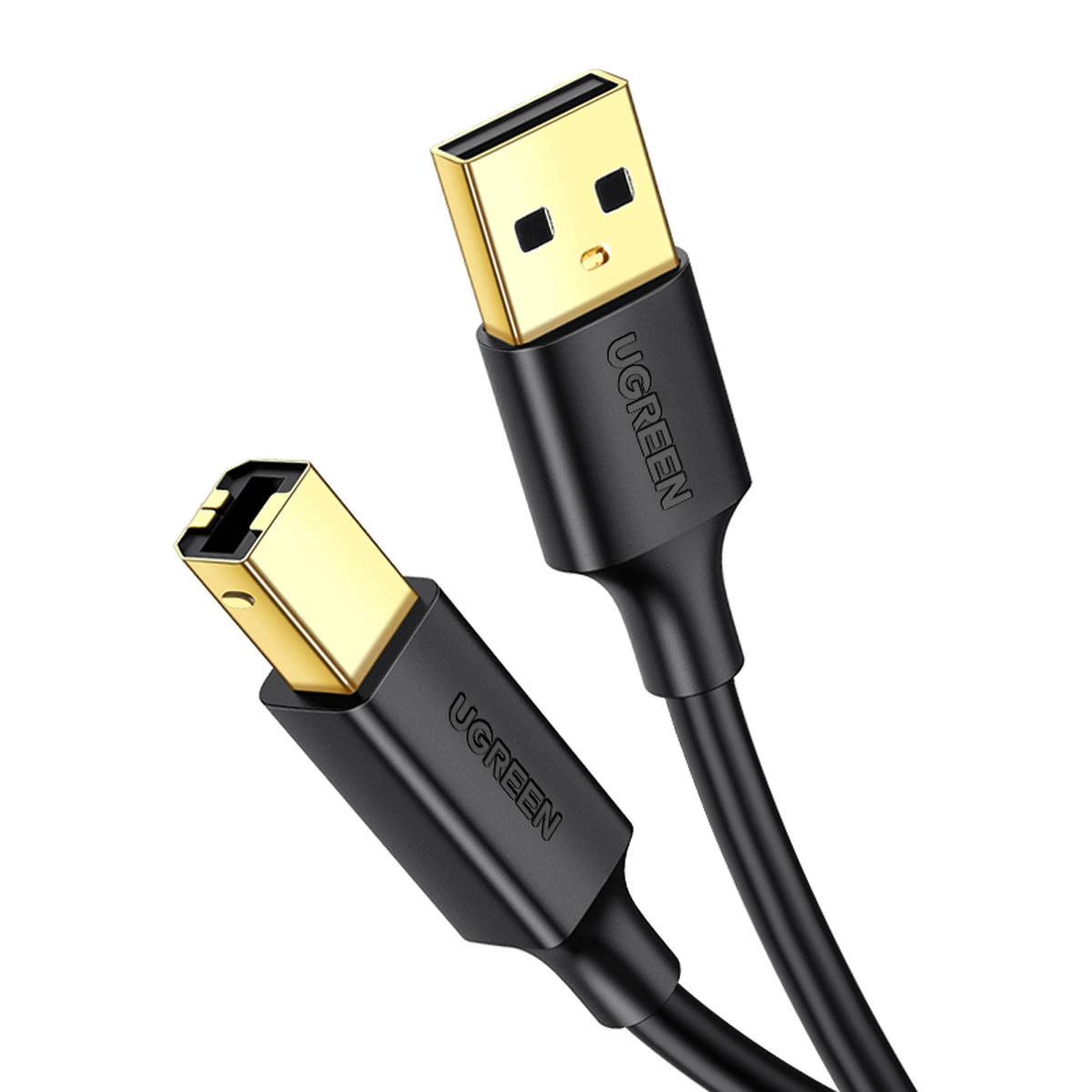 Kabel za tiskalnik UGREEN US135, USB-A - USB-B, 5m, črn