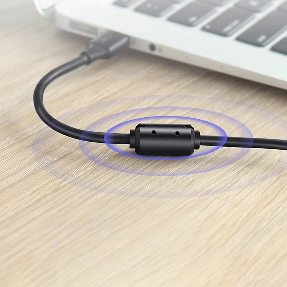 Kabel za tiskalnik UGREEN US135, USB-A - USB-B, 5m, črn