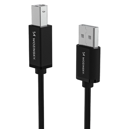 WZK WKDDY3S Printer Cable, USB-A - USB-B, 2m, Black