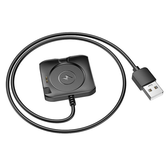 Polnilni kabel za pametno uro HOCO Y28, USB-A, črn