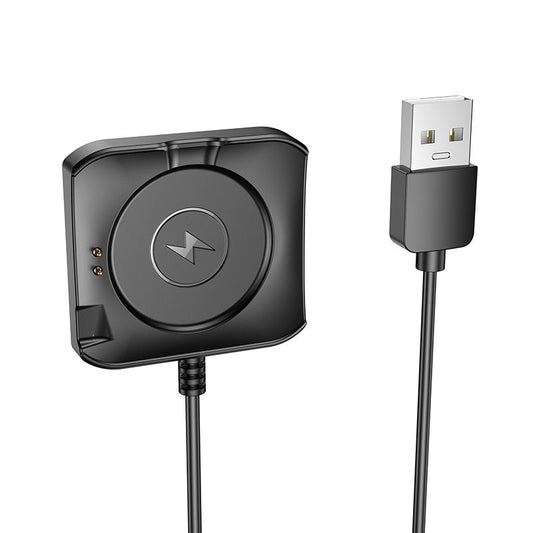 Polnilni kabel za pametno uro HOCO Y28, USB-A, črn