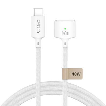 Polnilni kabel Tech-Protect MMC01 Ultraboost, USB-C - MagSafe 3, 140W, 3m, bel