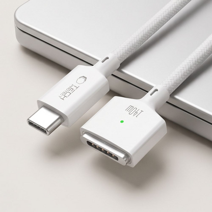 Polnilni kabel Tech-Protect MMC01 Ultraboost, USB-C - MagSafe 3, 140W, 3m, bel
