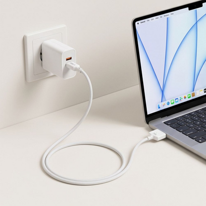 Polnilni kabel Tech-Protect MMC01 Ultraboost, USB-C - MagSafe 3, 140W, 3m, bel