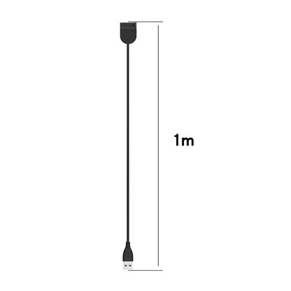 Polnilni kabel Techsuit TXC1 za Xiaomi Smart Band 7 / 6 / 5, USB-A, Črn