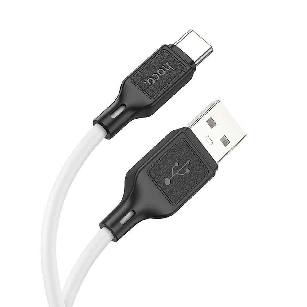 Kabel za prenos podatkov in polnjenje USB-A - USB-C HOCO X90, 60W, 1m, Bel